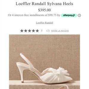 Loeffler Randall Sylvana Slingback Heels (Size 6.5) - Perfect condition